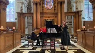Medtner. Sonata for violin and piano No. 1, mov. 1 Anna Ovsyanikova, Elena Toponogova