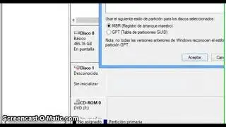 INICIALIZACION DEL DISCO DURO