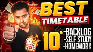 Best SELF STUDY TIME TABLE for CLASS 10 Students 🤑|| Time Management Tips 🔥🔥🔥