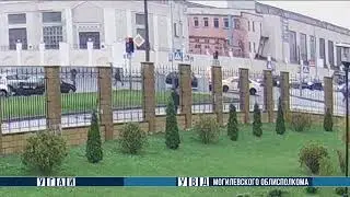ДТП. Могилев, район Автовокзала, 04.10.2022, 8:20