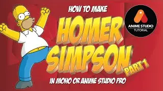 How to make Homer Simpson in Anime Studio/MOHO Pro