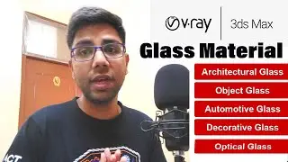 3D Max Tutorial in Hindi #29 | 3D Max V-Ray Architectural Glass Material | Multimedia Guruji