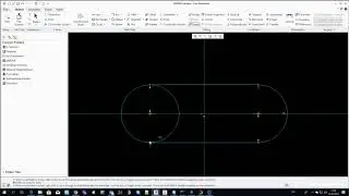 Работа в режиме создания эскиза в  PTC  Creo. Часть 2.