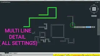 Multi Line All settings in CAD | 