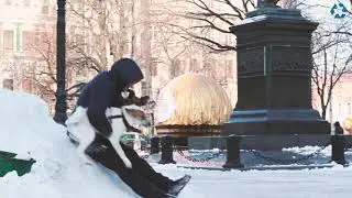 Снежная зима в Одессе