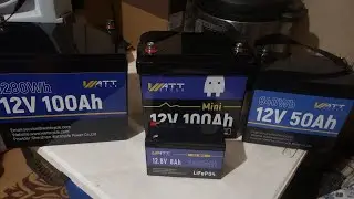 GIVEAWAY RESULTS!!  - WattCycle 8A & 50A lifep04 Batteries! 48 hours!!