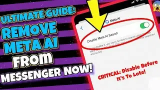 How To Remove Meta AI In Messenger