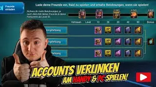 RAID Shadow Legends Accounts VERLINKEN | Schritt für Schritt | PC & Handy