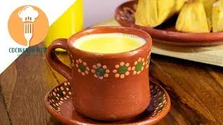 Atole de Rompope Fácil y Delicioso