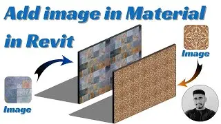 How to add image as material in Revit?