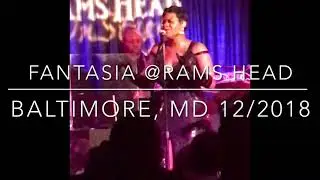 Fantasia Live @ Ram’s Head Soundstage in Baltimore, Md 12/2018