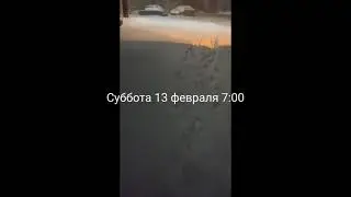 Суббота. Снег. Метель. Фонарь