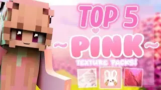 Top 5 BEST PINK Texture Packs for 1.8.9  (Minecraft)