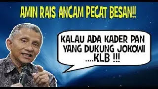 KASIHAN ZULKIFLI HASAN DIAMCAM PECAT OELH AMIN RAIS BILA DUKUNG JOKOWI