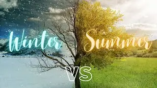 Winter vs Summer... What's Your Favourite..? #winter #summer #season