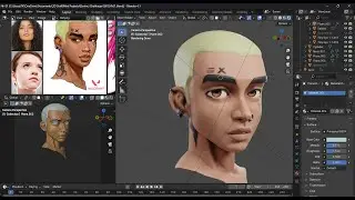 Let's Sculpt Gekko 🦎 in Blender 3D (Character Bust Sculpting Timelapse)