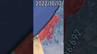 Israel-Hamas War So Far *Every Day With Army Sizes* 