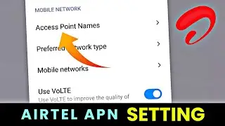 Latest Airtel New Apn Setting | Airtel Network Problem Fix | Airtel Slow Internet Speed Problem fix