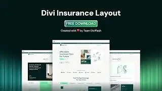 Divi Insurance Layout Pack by DiviFlash [FREE DOWNLOAD]