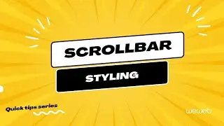 Styling scrollbars : how to add custom colors and width