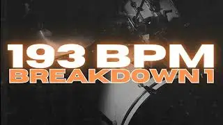 193 BPM - Metal Breakdown Drum Beat - Loop 1