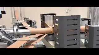 CNC Single Blade 4 Heads Spiral Paper Tube Winding Machine | Indonesia client’s Factory