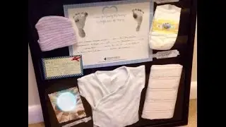 DIY Baby Shadow Box