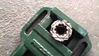 Welding a shimano freehub (cassette) to make a fixed gear bike