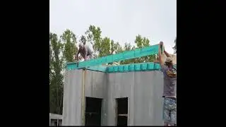 Frame House Under Construction