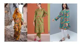 Beautiful Printed dresses designs/Printed Lawn Suit designs || fashion ideas with sawera