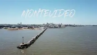 Rio de la Plata.- Montevideo desde el Aire