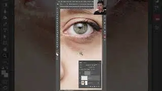 Xóa thâm mắt trên Photoshop sao cho tự nhiên dựa vào nguyên lý của kỹ thuật Frequency Seperation