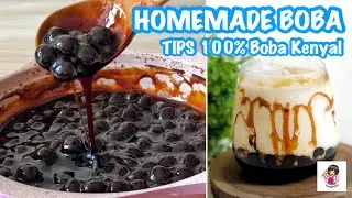 ✨Homemade Boba✨ Tips n Trick Boba Kenyal * Minuman Brown Sugar Kekinian ala Taiwan