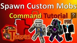 Spawn your own custom Mobs with one Command! | Command Tutuorial