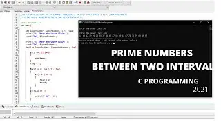 C Program to Print Prime Number Between Two Range 🔥🔥| 