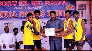 Sports day 💥 (4x100 relay - under 19 boys) -  2022 - Don Bosco hr Sec School - Varadharajanpettai