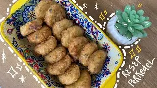 Resep Perkedel Kentang Chewy Ala Warteg ✨ Masak dengan chopper super sat set🥰 Kentangnya direbus 🥔