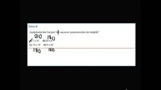 Bölünebilme Kuralları Soru ve Çözümleri