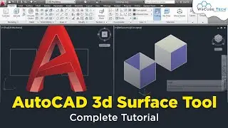 AutoCAD 3D Tutorial | Basic 3D and Surface Modelling - Complete Video [HINDI]