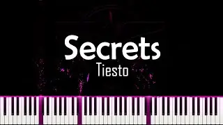 Secrets - Tiesto & KSHMR | Synthesia | Visualization | Piano Particles | @Huesic @Synthesia @Piano