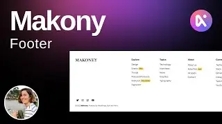 Footer Template Part Setup - Makoney WordPress Magazine Block Theme (FSE)