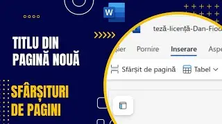 Cum să începem un capitol sau alt conținut pe o pagină nouă? Google Docs / Word