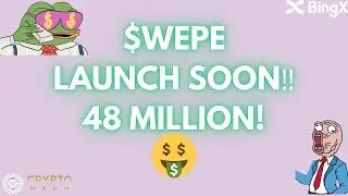 $WEPE😱 OVER 48 MILLION PRESALE⚠️ NEXT BIG MEME 2025?🚀‼️