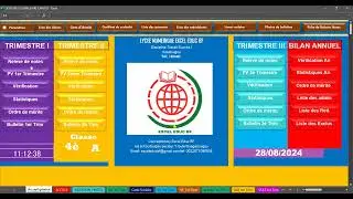 Gestion scolaire, bulletin, statistiques, livret, carte scolaire, photo