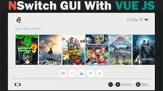 Nintendo Switch Gui With Vue JS
