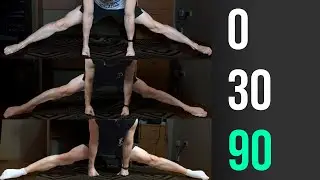 ШПАГАТ за 1 ГОД: 90 дней из 365 | Промежуточный результат