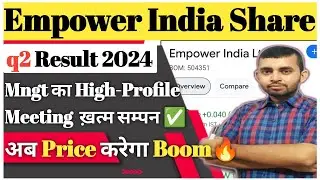 Why Empower India Ltd falling | Empower India share latest news | Empower India share Target |