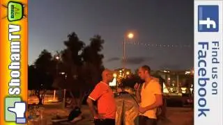 קידוש ומחאה במאהל של שוהם