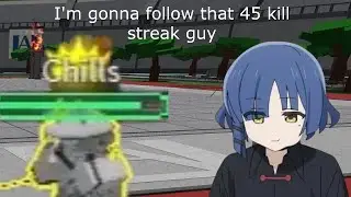 Ryo Yamada following 45 Kill Streak Guy in Heroes Battlegrounds