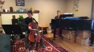 Bach - Allegro Moderato - Scott Burger & Amanda Harris
